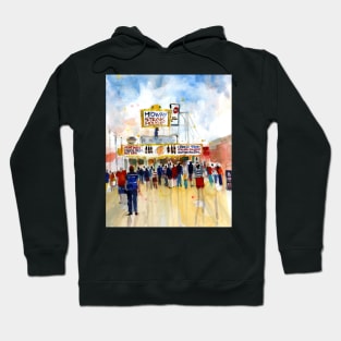 Jersey Shore - Seaside Heights - Watercolor - Boardwalk Hoodie